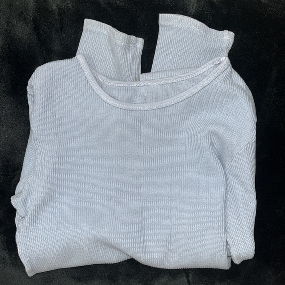 Brandy Melville Long Sleeve Blue Top - Picture 3 of 3
